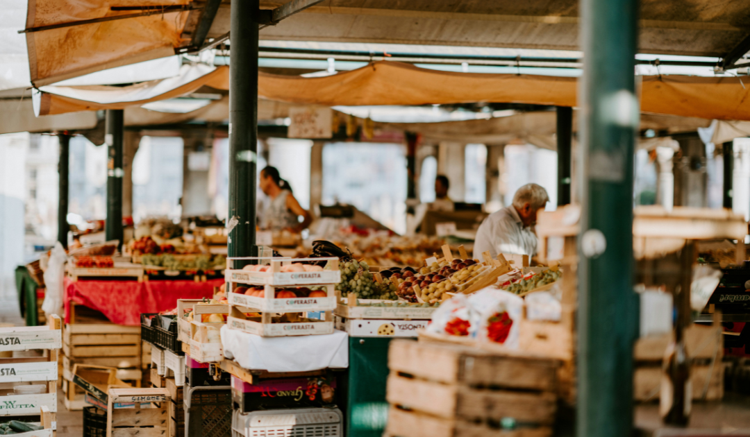 A food market in Umbria Italy | The Italian On Tour