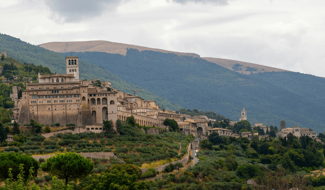 View of Assisi from afar