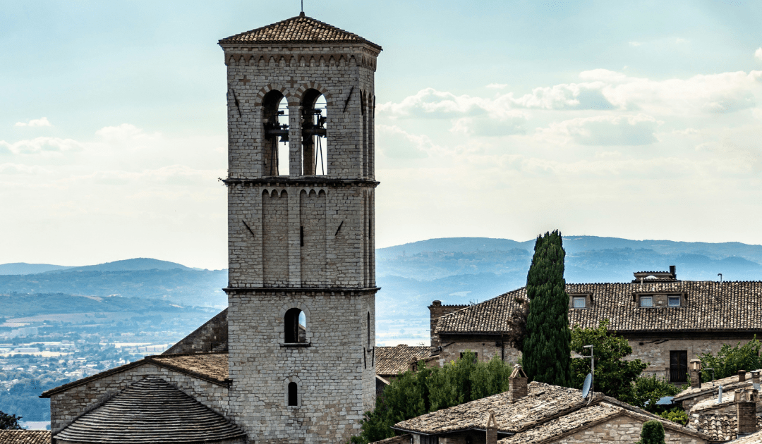 The bell tower in Assisi