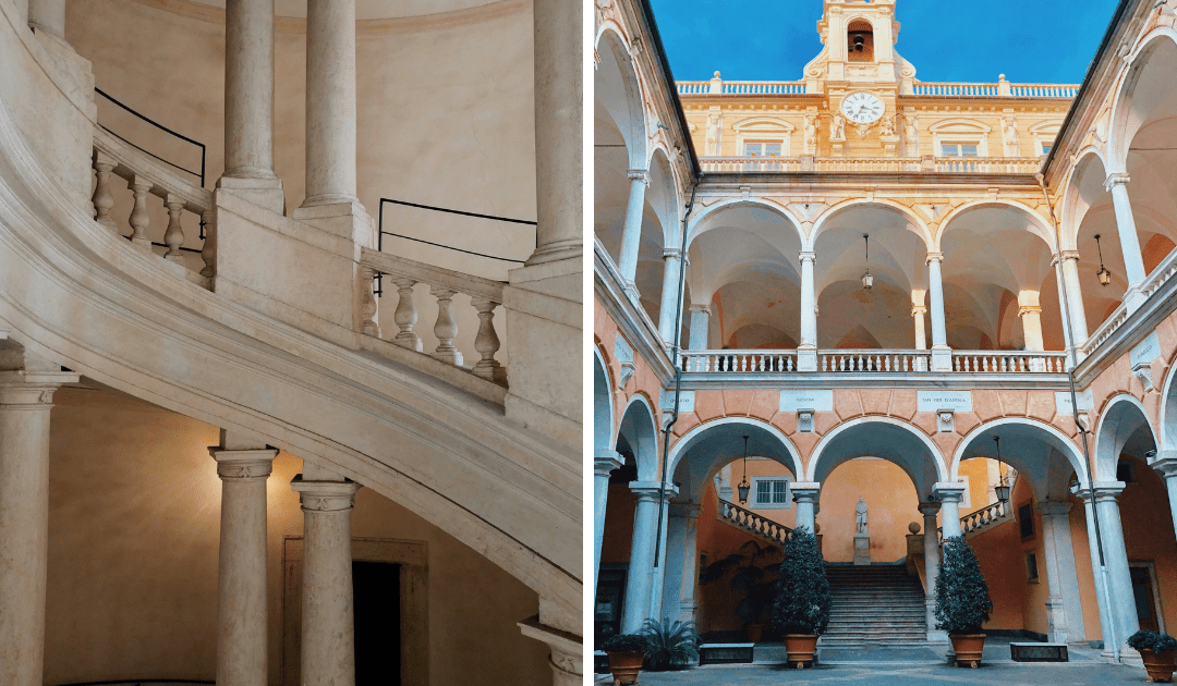 Stairwell in an art gallery in Italy | The Italian On Tour