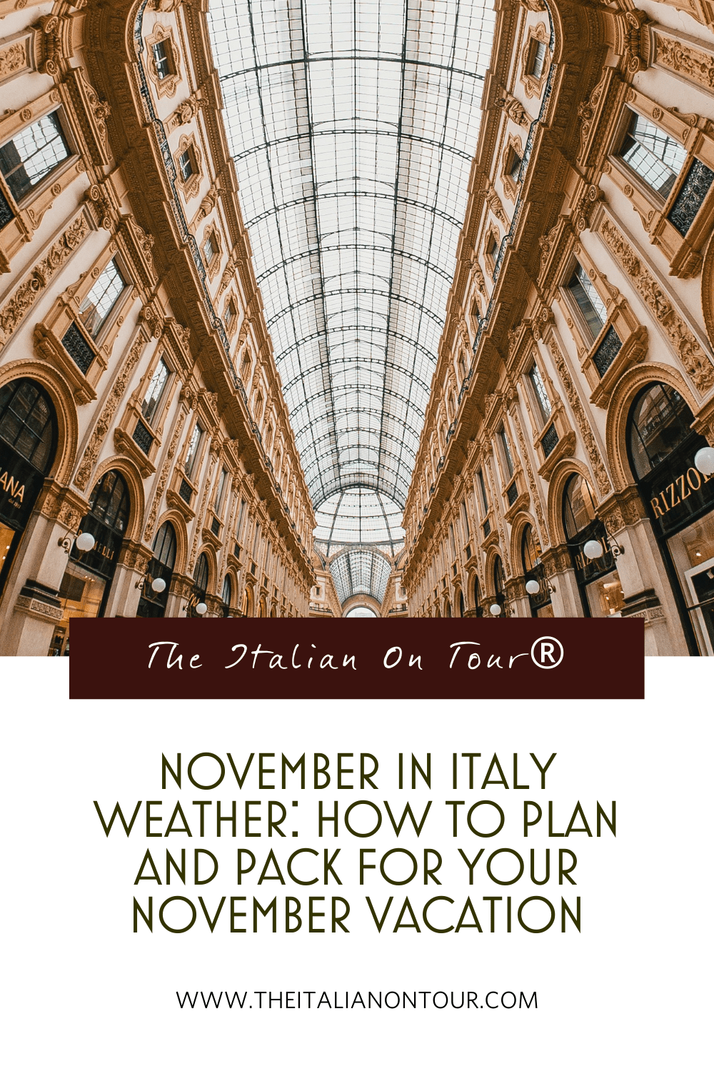 Packing for Italy in November | The Italian On Tour