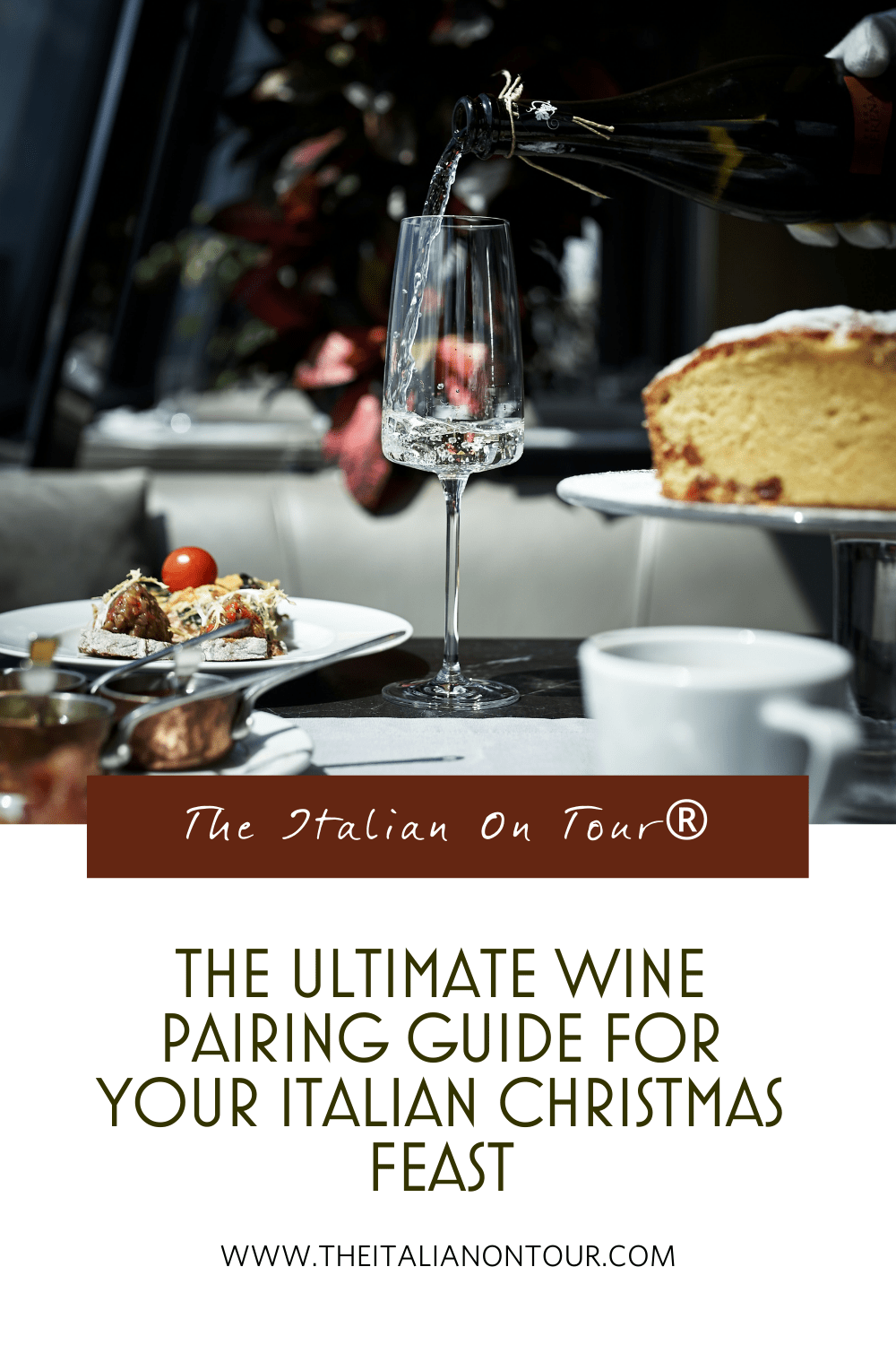 Pinterest Pin for Wine Pairing Guide for Your Italian Christmas Feast