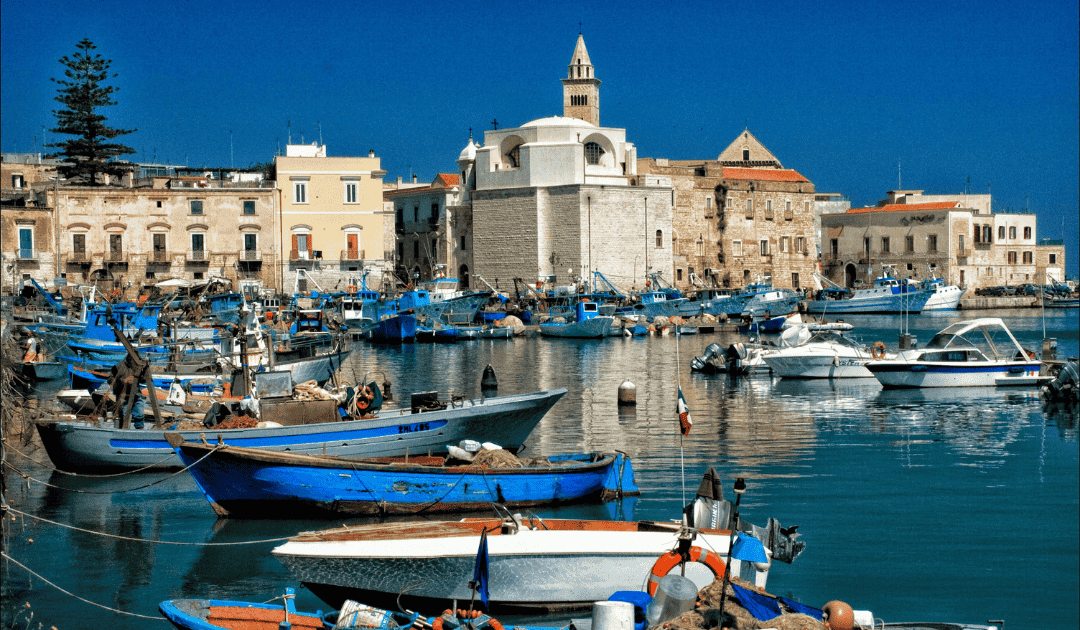 fishing town in puglia italy 